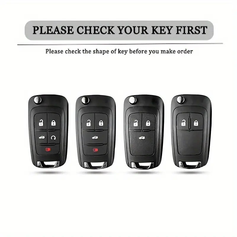 Suitable For Chevrolet Golden Key Case With Keychain