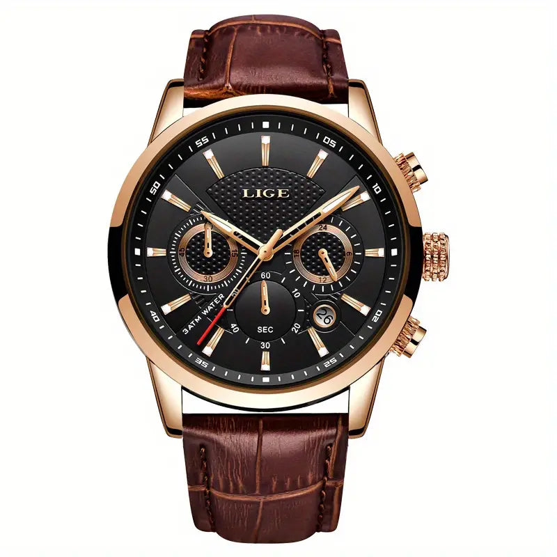 LIGE Men's Business Watch