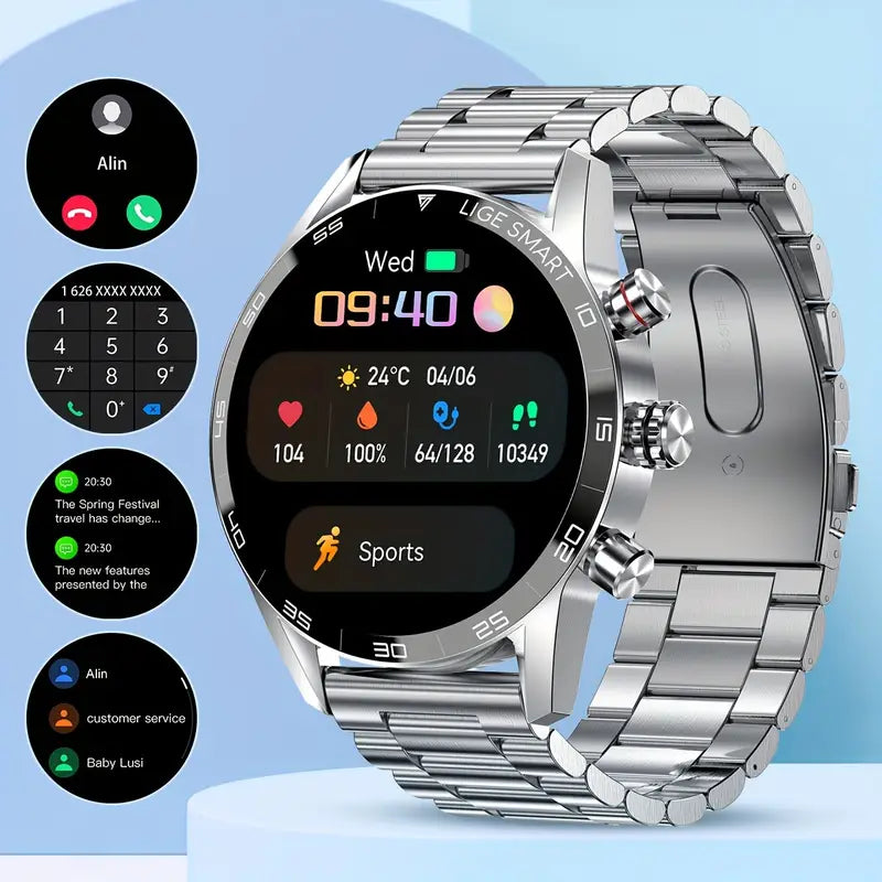 LIGE Smart Watch For Men With Wireless