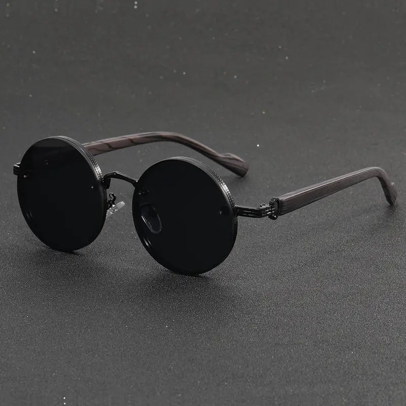 GENUIN MOMENT Vintage Style Round Frame Glasses for Men