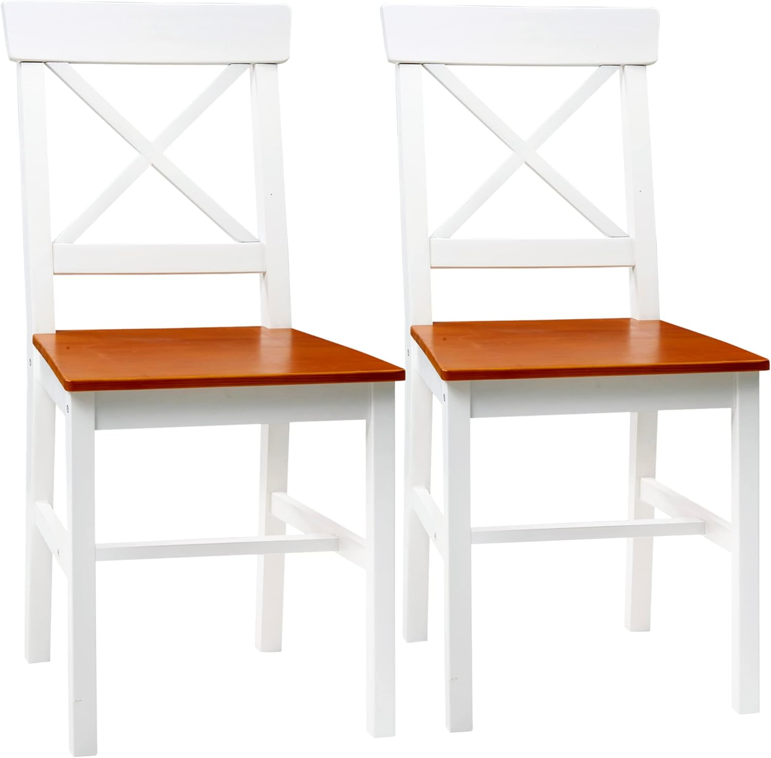 HOMCOM Dining Chairs Set of 2,