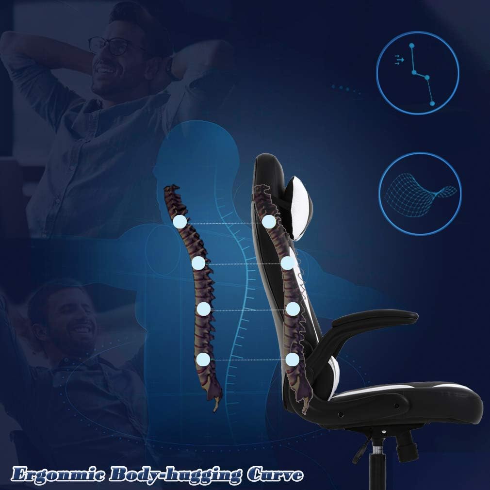 BestOffice Gaming Chair Ergonomic PC Video Game Chair