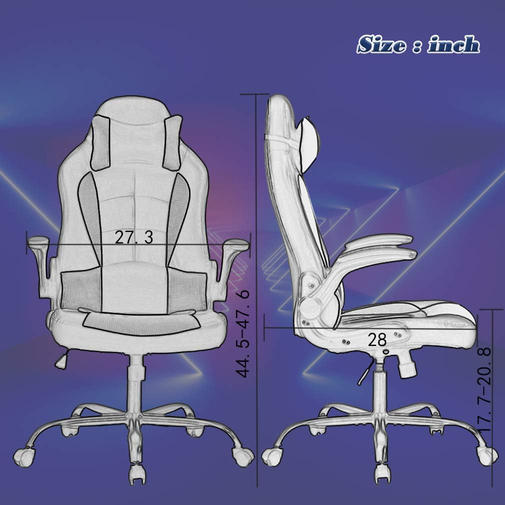 BestOffice Gaming Chair Ergonomic PC Video Game Chair