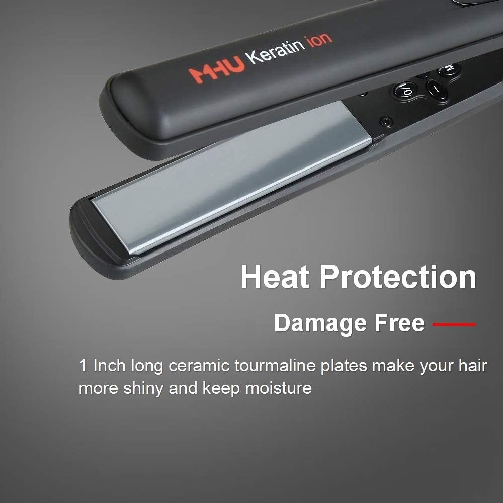 MHU Professional Salon Flat Iron   Hair Straightener