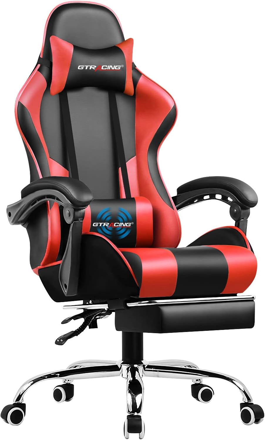 GTRACING Gaming Chair, Computer Chair with Footrest and Lumbar Support