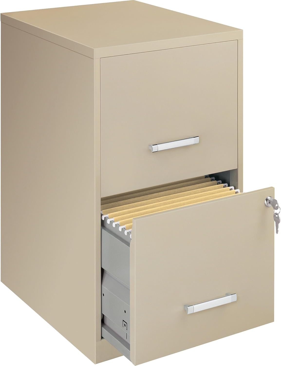 Lorell 14341 18 Deep 2-Drawer File Cabinet