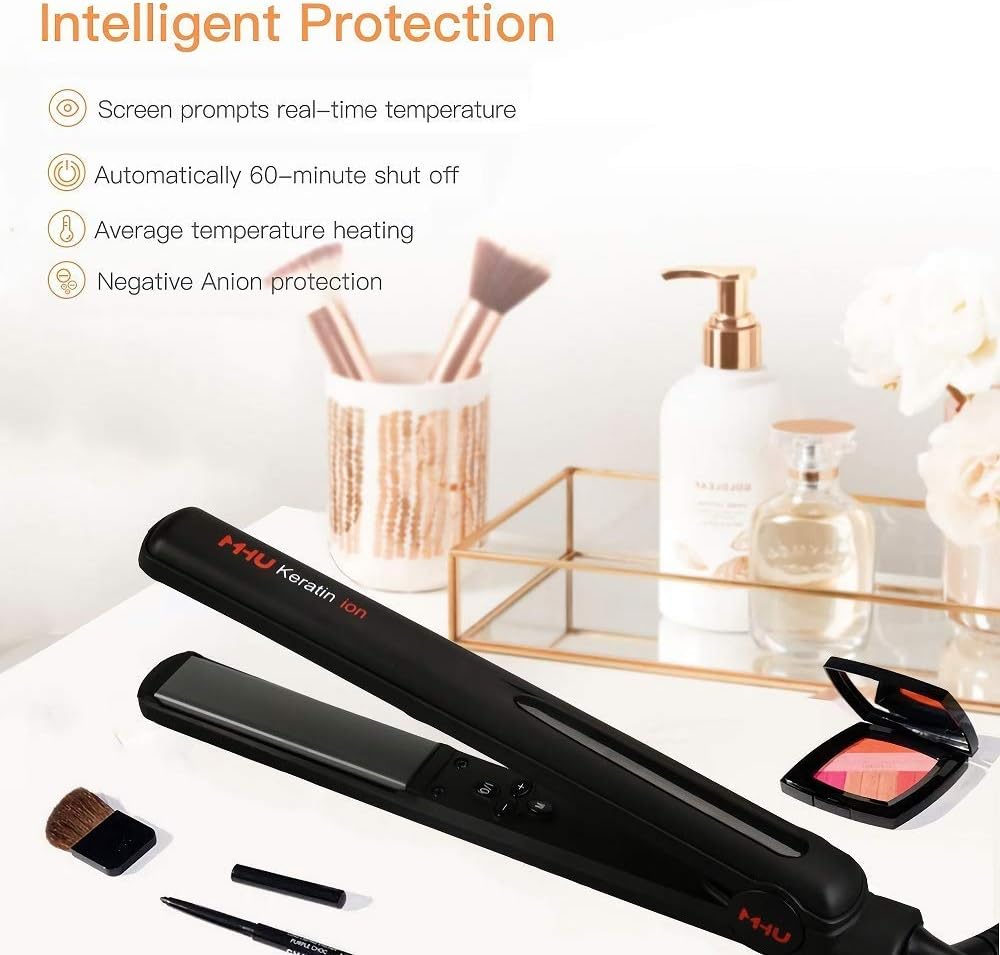 MHU Professional Salon Flat Iron   Hair Straightener