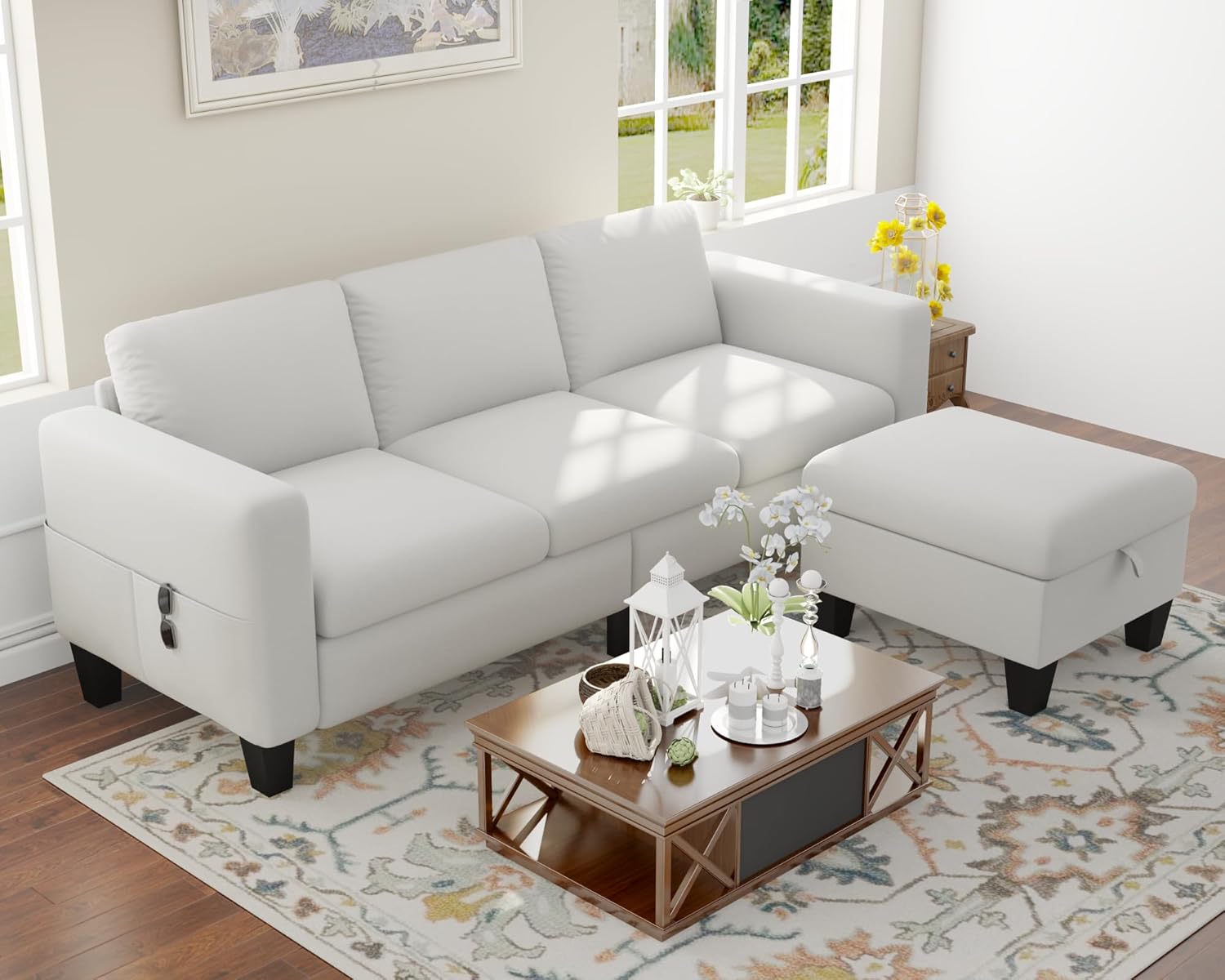 Woyomeub Sectional Sofa Couches for Living Room