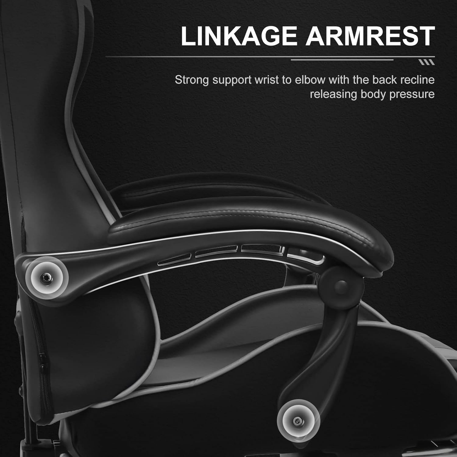 GTRACING Gaming Chair, Computer Chair with Footrest and Lumbar Support