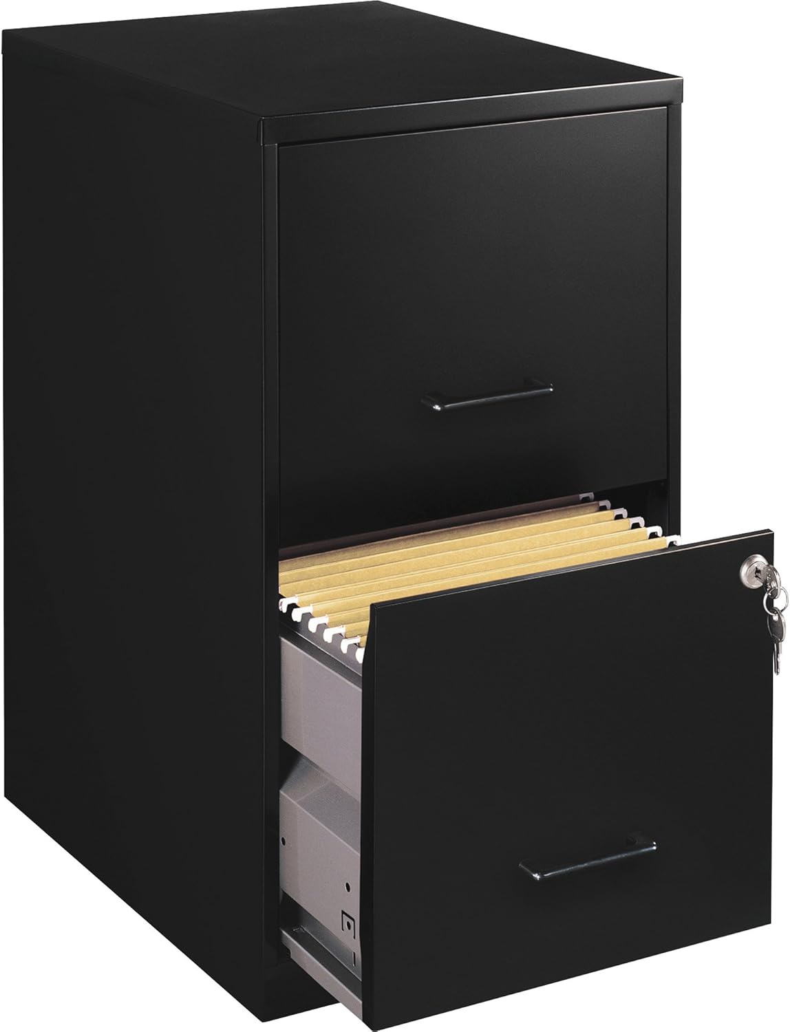 Lorell 14341 18 Deep 2-Drawer File Cabinet