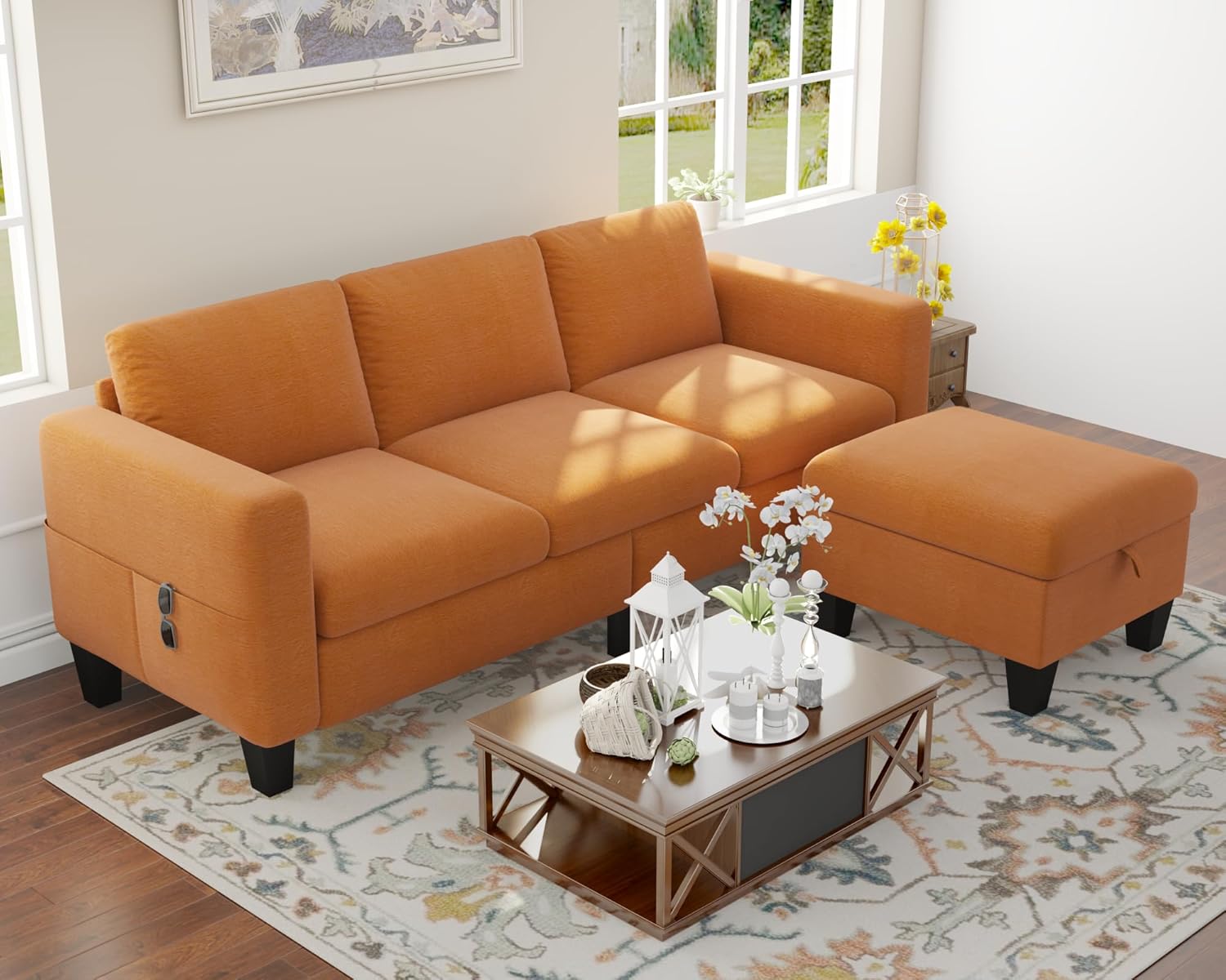 Woyomeub Sectional Sofa Couches for Living Room