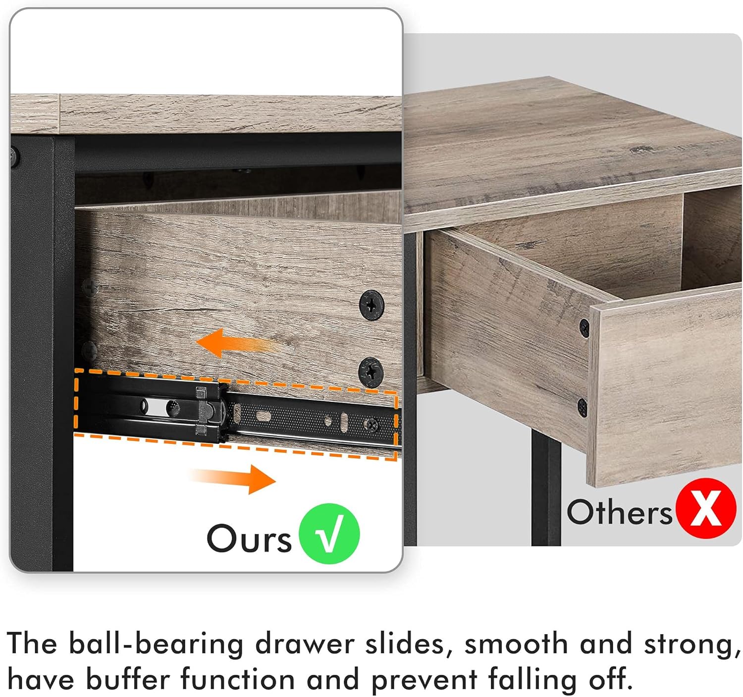 Yaheetech Console Table with Drawer for Entryway