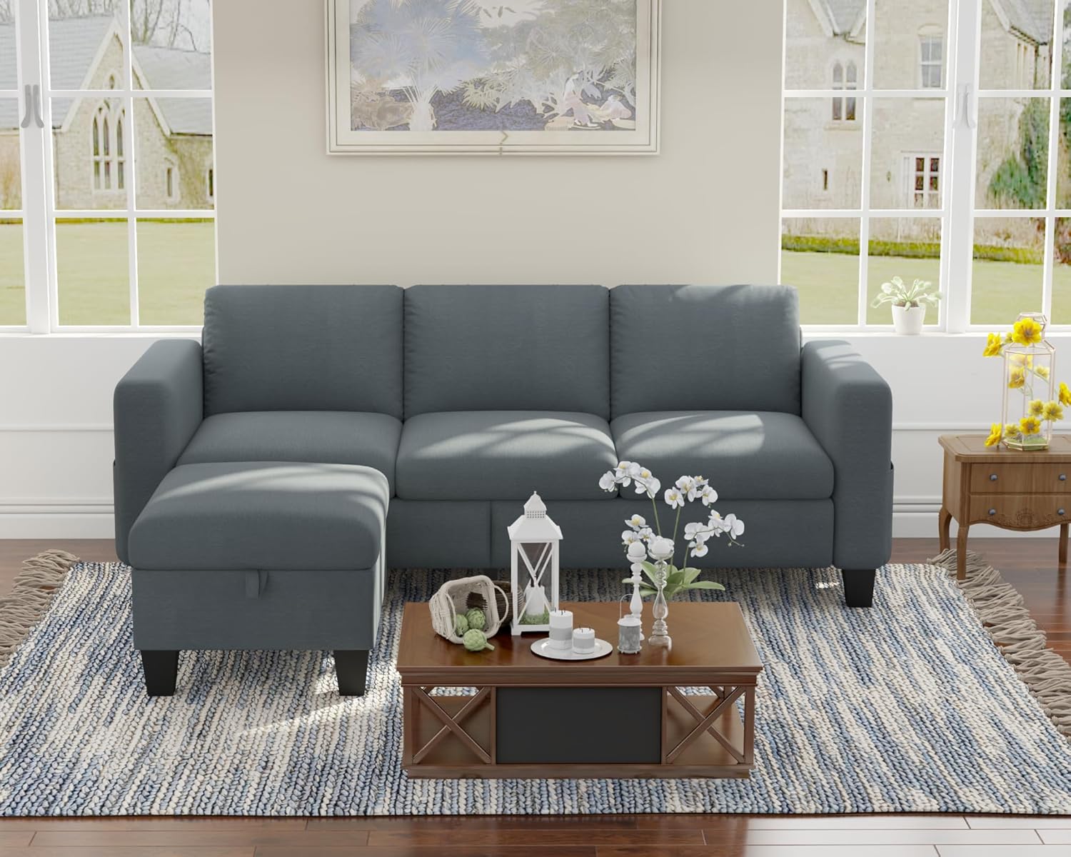 Woyomeub Sectional Sofa Couches for Living Room