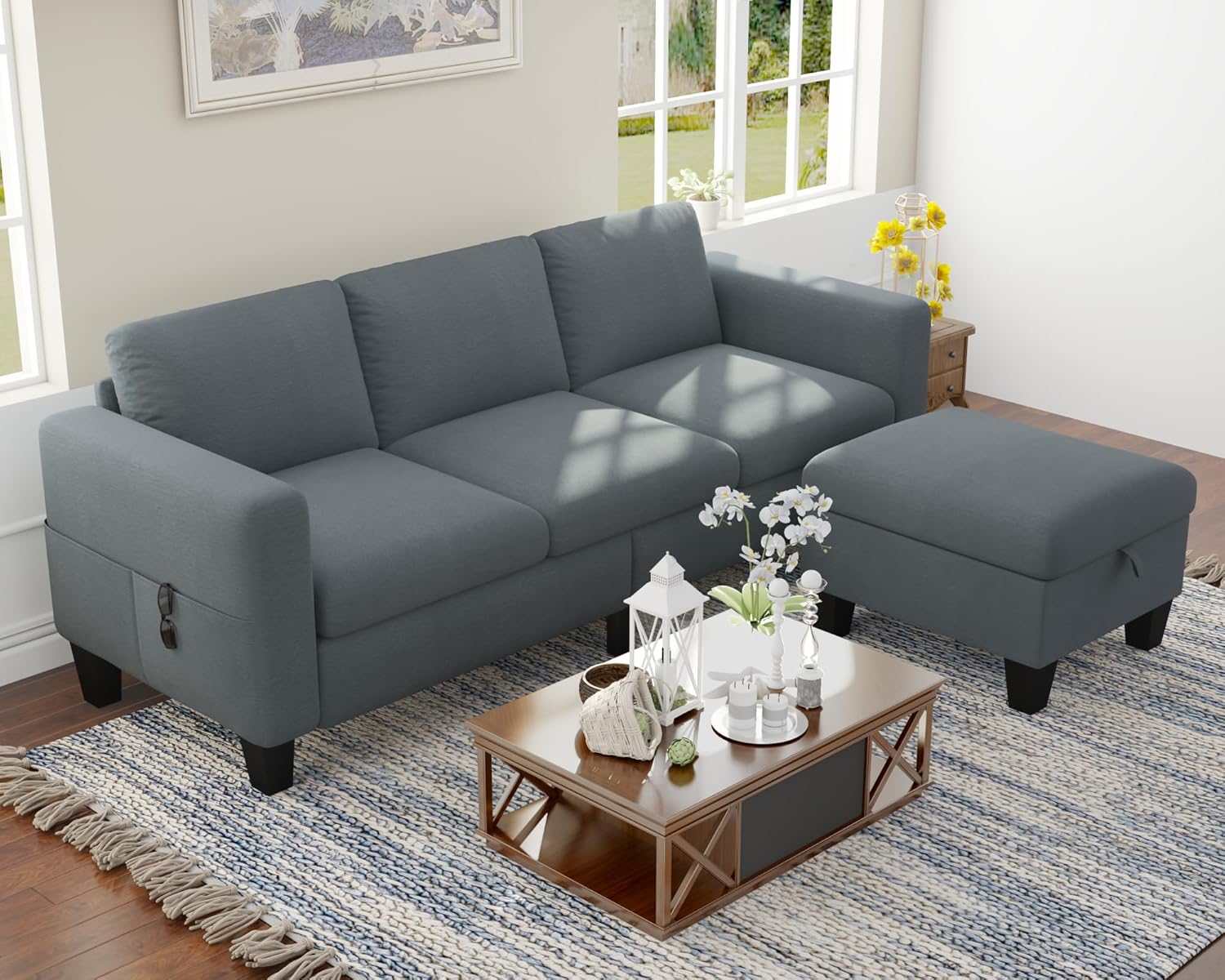 Woyomeub Sectional Sofa Couches for Living Room