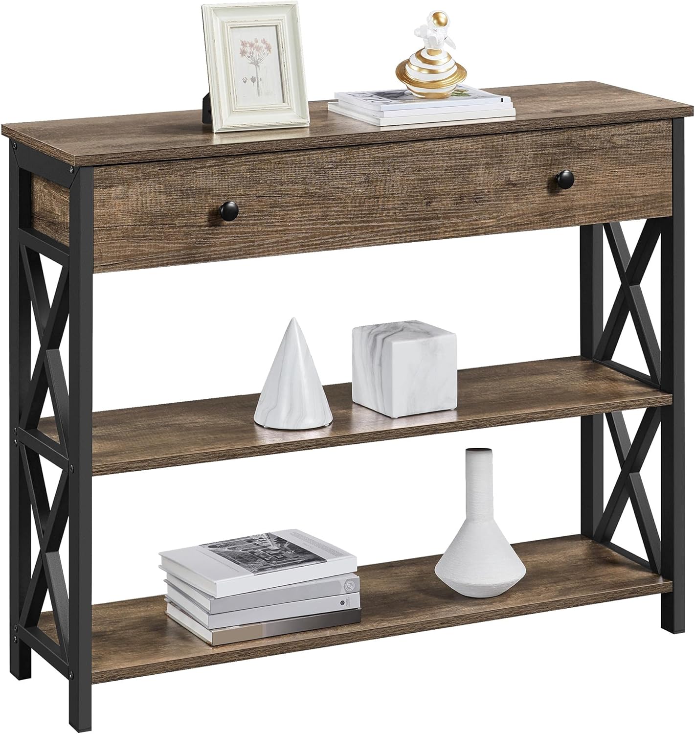 Yaheetech Console Table with Drawer for Entryway