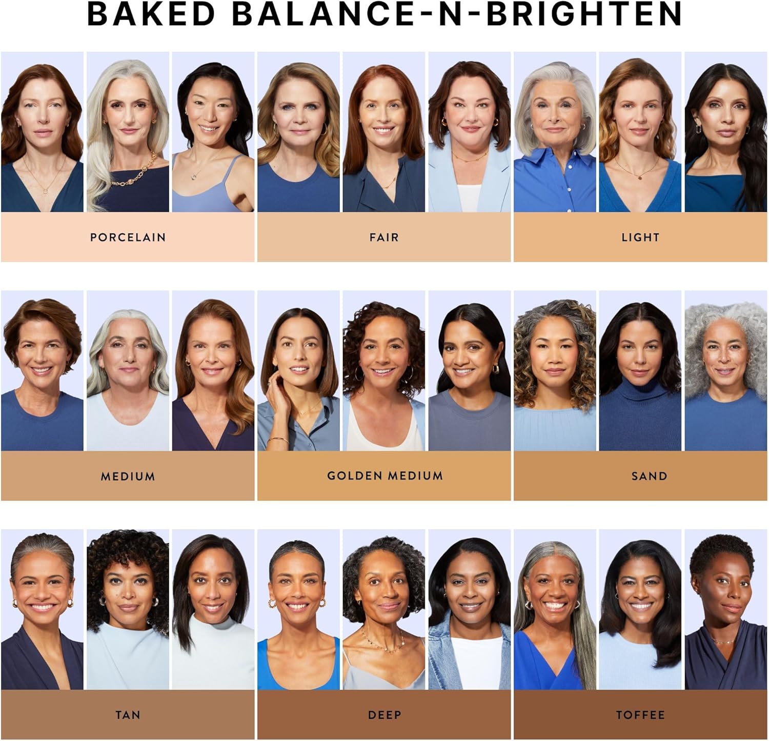 LAURA GELLER Baked Balance-n-Brighten Colour Correcting Powder Foundation (Fair) Buildable Light to Medium Coverage Baked Foundation