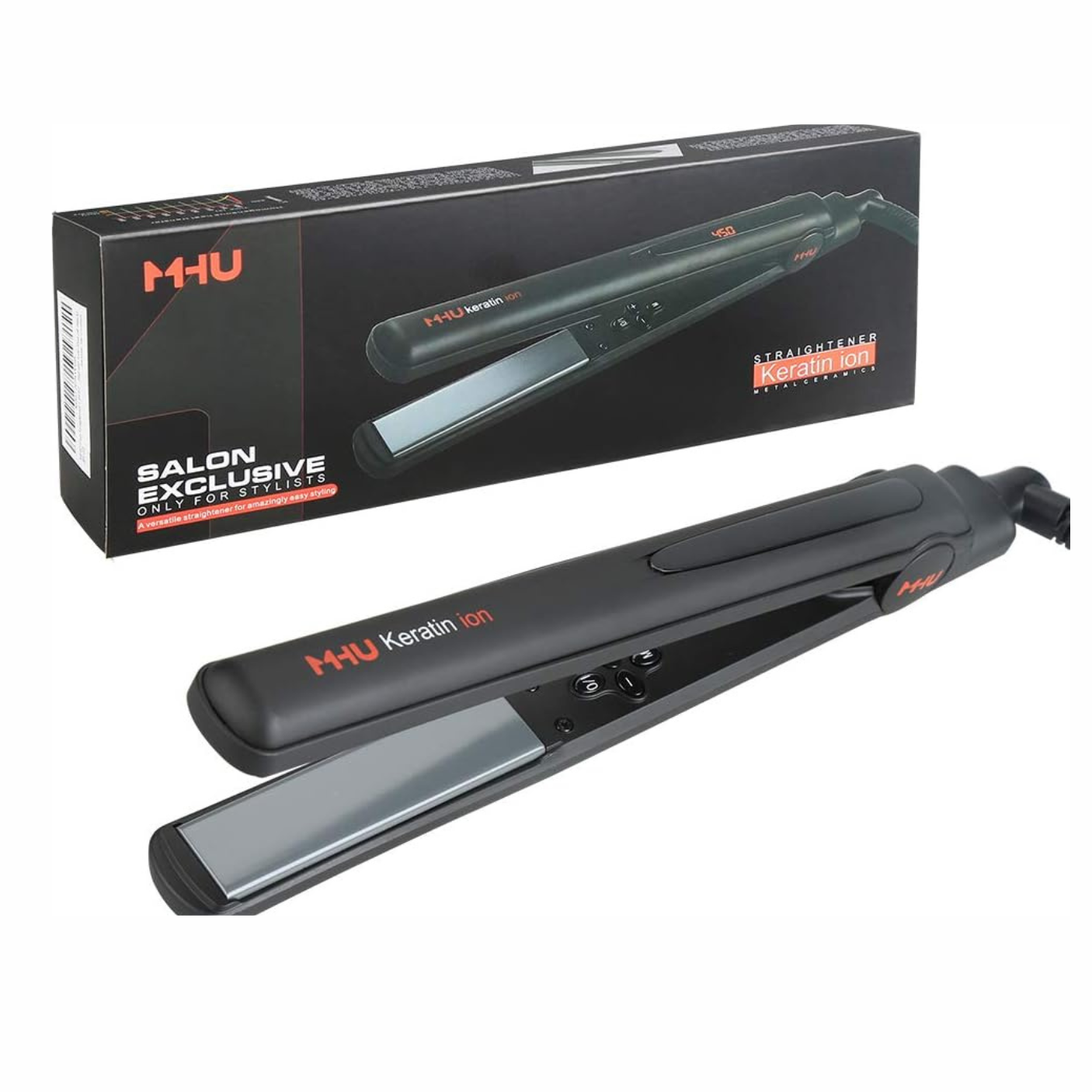 MHU Professional Salon Flat Iron   Hair Straightener