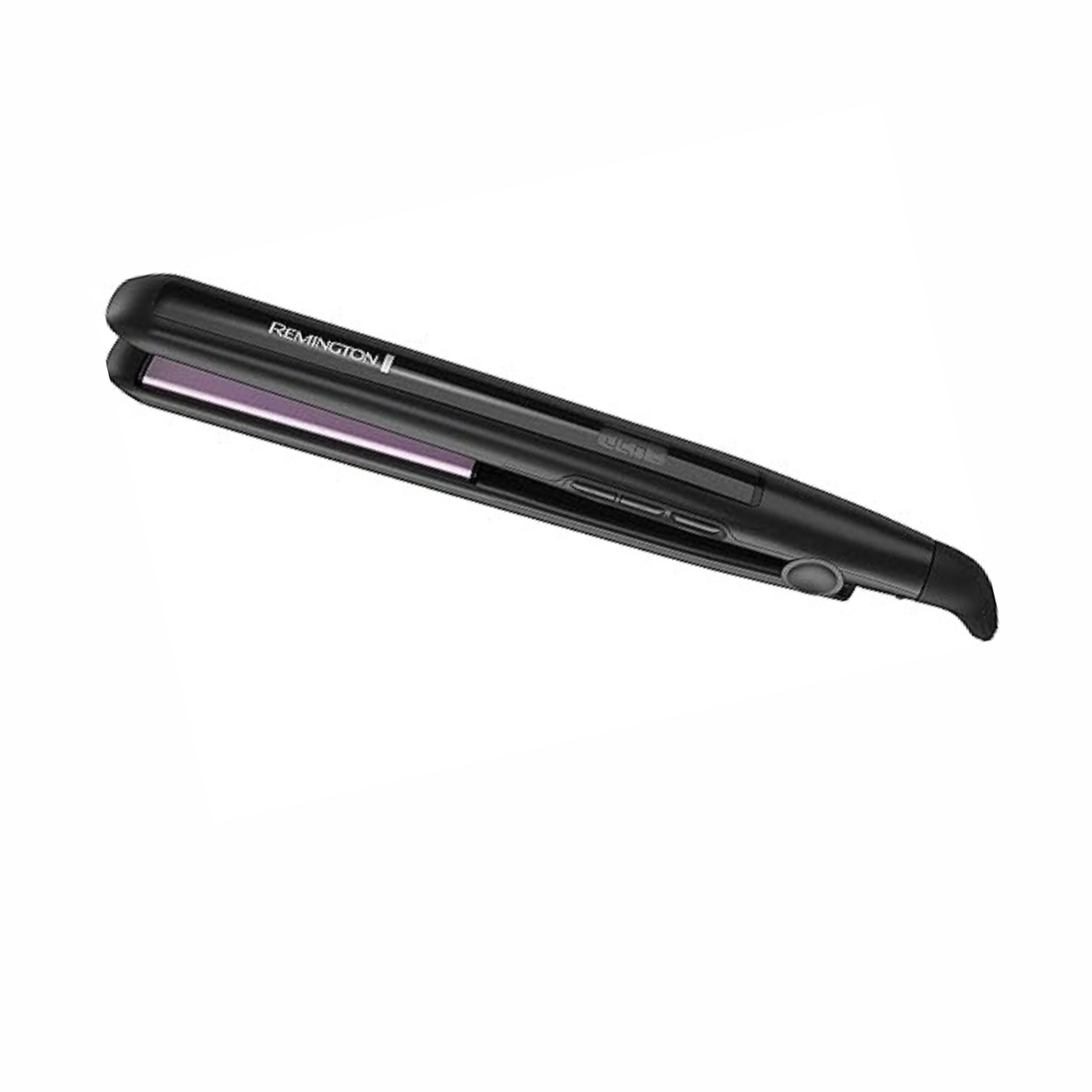 Remington 1" Anti-Static Flat Iron with Floating Ceramic Plates and Digital Controls, Hair Straightener, Purple, S5500