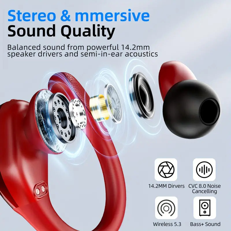 Wireless Earbuds With HiFi Stereo Sound