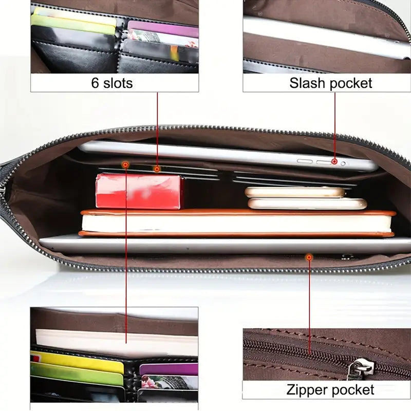 Men's Nylon Commute Wrist Bag